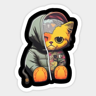 Street Cat Sticker